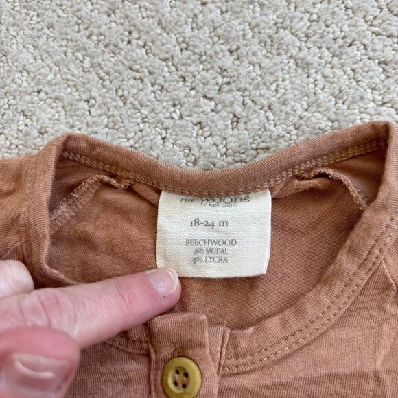 Kate Quinn the woods neutral tan romper - Picture 4 of 4